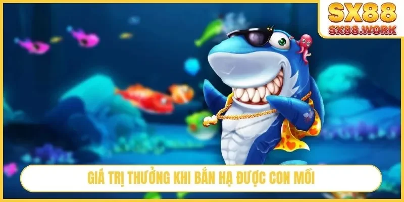 Giá trị thưởng khi bắn hạ được con mồi