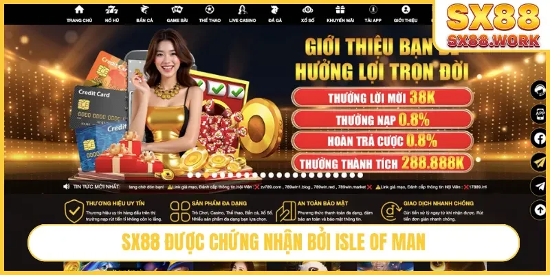 SX88 được chứng nhận bởi Isle of Man