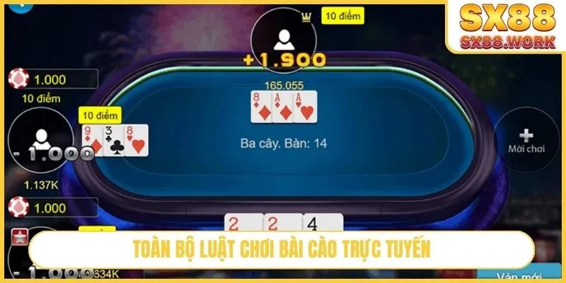 Toàn bộ luật chơi bài cào trực tuyến